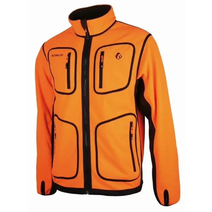 Veste Polaire Réversible Somlys 487 Orange/Marron