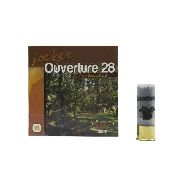 Cartouches De Chasse Jocker Ouverture 28 Calibre 16/67
