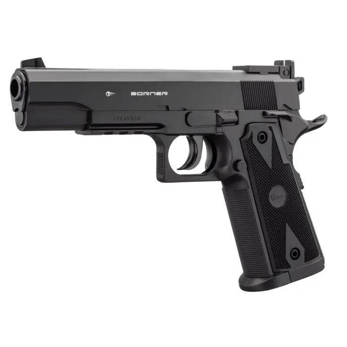 Pistolet CO2 Borner Powerwin 304 Culasse Fixe Calibre 4.5BB'S