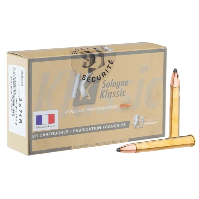 Balles de Chasse Sologne Klassic Calibre 9.3x74R Nosler Partition