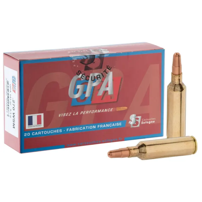 Balles de Chasse Sologne GPA Calibre 270WSM