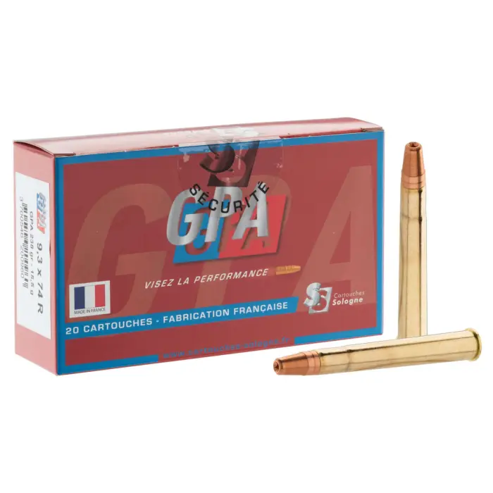 Balles de Chasse Sologne GPA Calibre 9.3x74R