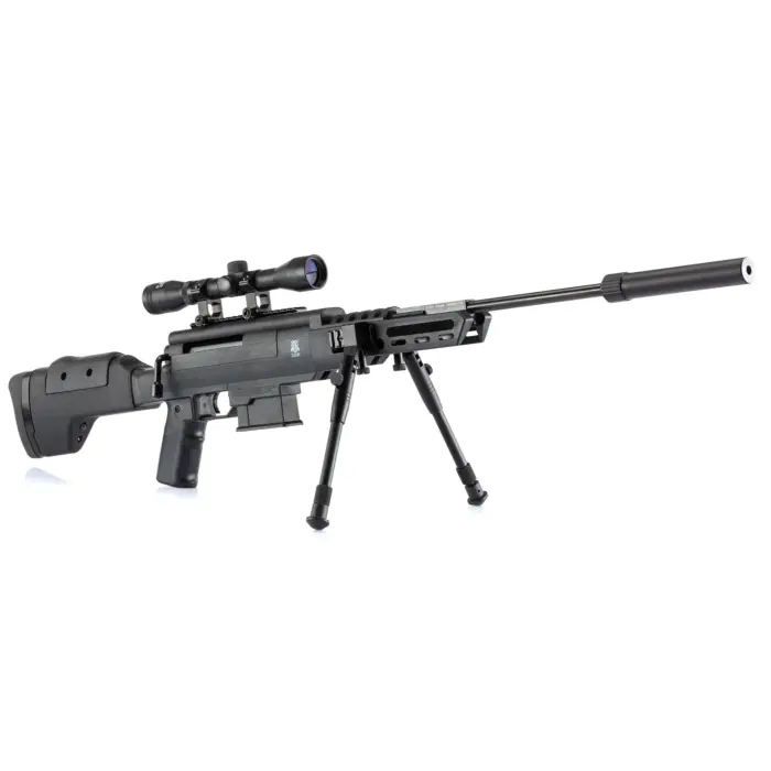 Carabine à Air Comprimé Black Ops Sniper Tactical 7,5 Joules Calibre 4.5 MM