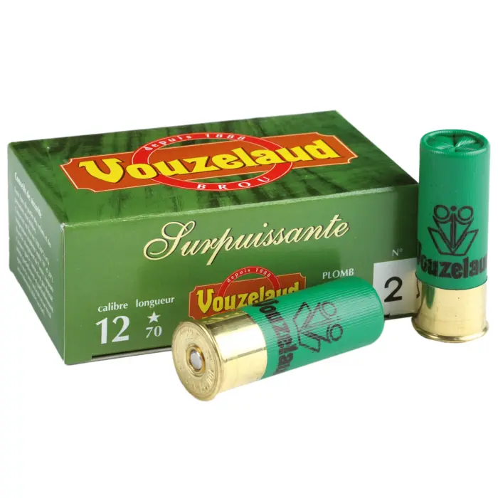 Cartouches De Chasse Vouzelaud Surpuissante Calibre 12/70