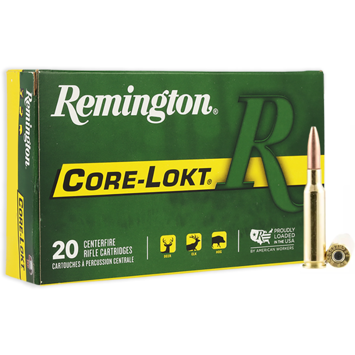 Balles Remington Calibre 6.5 Creedmoor 140 Gr Corelokt Sp