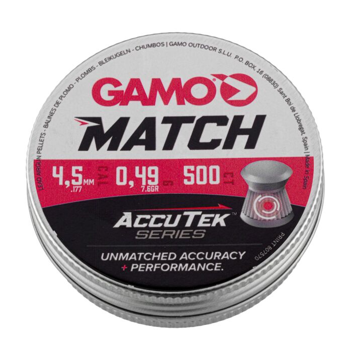 Plombs Gamo Match Accutek 500 Calibre 4.5 mm-1