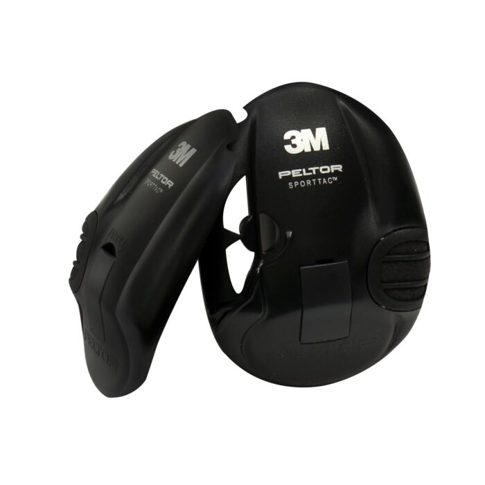 Paire de Coquilles Noires pour Casque Peltor SportTac