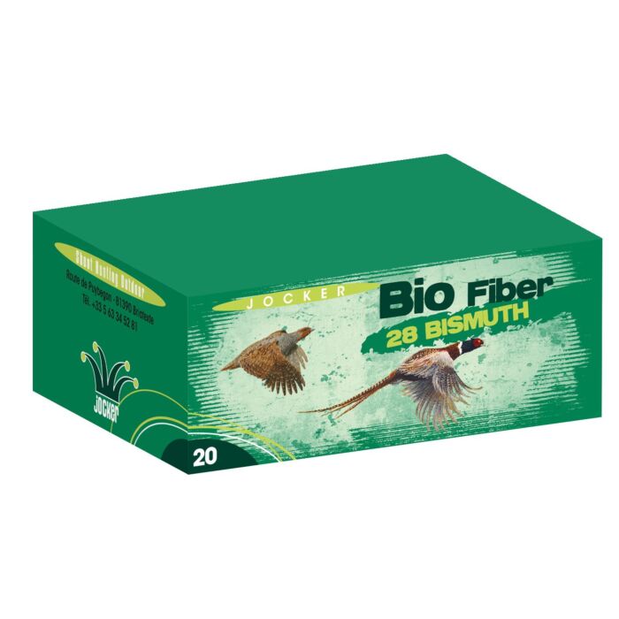 Cartouches Jocker Bio Fiber 28 Bismuth Calibre 20/70 28 Gr