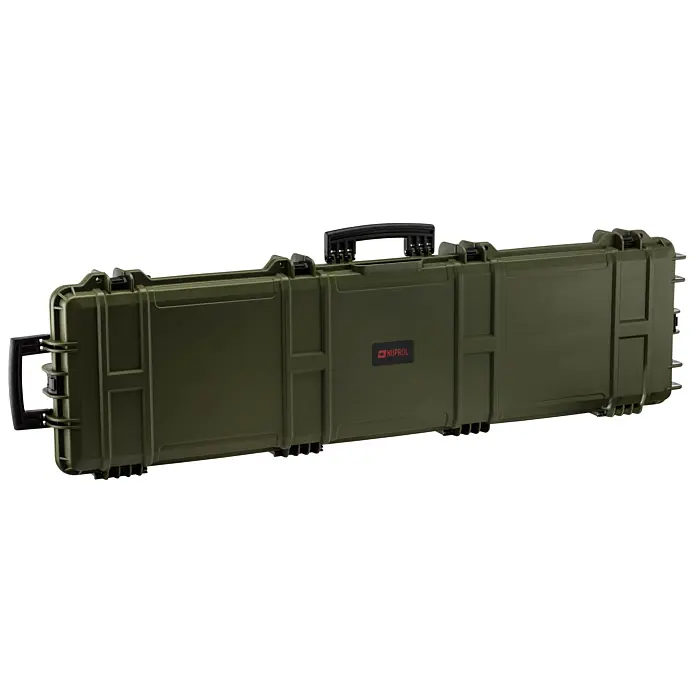 Mallette XL Waterproof 137 x 39 x 15 cm Verte Nuprol avec Mousse