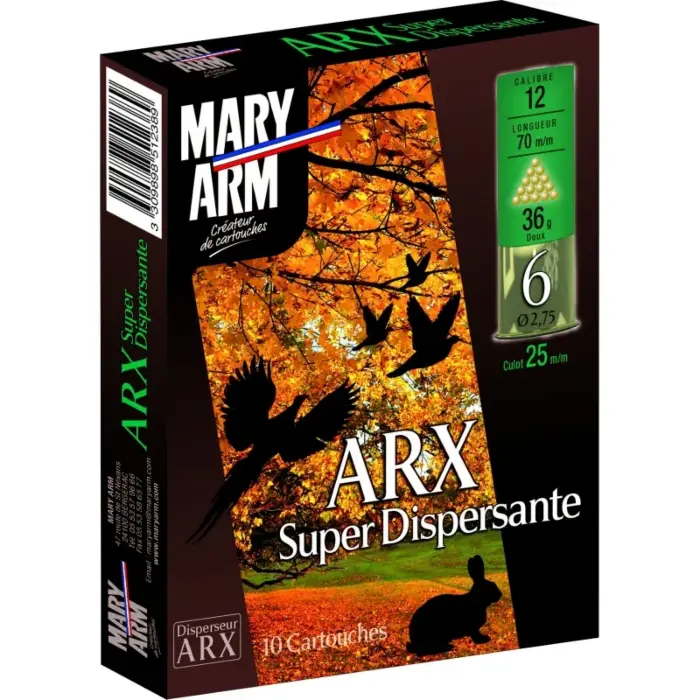 Cartouches Mary Arm ARX Super Dispersante Calibre 12/70