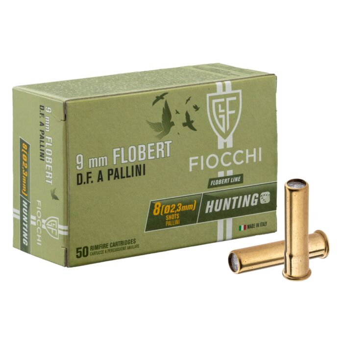 Cartouches 9 mm Flobert à grenaille de plomb Numéro 6
