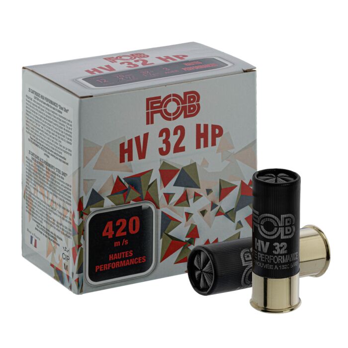 Cartouche De Chasse Fob Acier ZH 32 HP Calibre 12/70-1