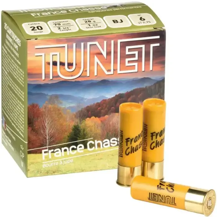 Cartouches Tunet France Chasse Calibre 20/70