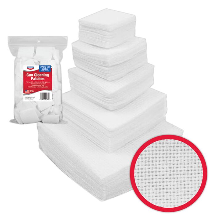 Patchs de Nettoyage pour Canons Calibre 270 au Calibre 30