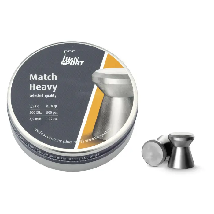 Plombs H&N Sport Match Heavy Calibre 4.5 MM