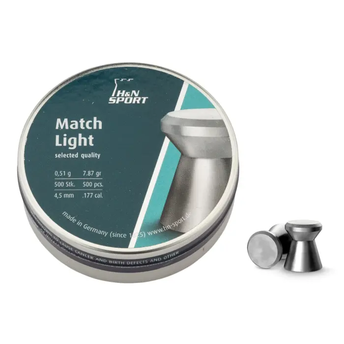 Plombs H&N Sport Match Light Compétition Calibre 4.5 MM