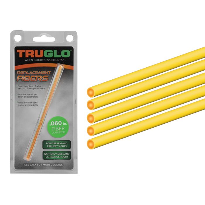 Set de 5 Fibres Optiques Fluo Bicolores Truglo