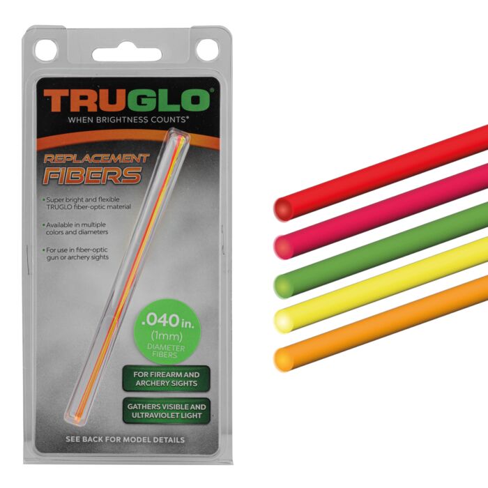 Set de 5 Fibres Optiques Fluo Monocolore Assorties Truglo
