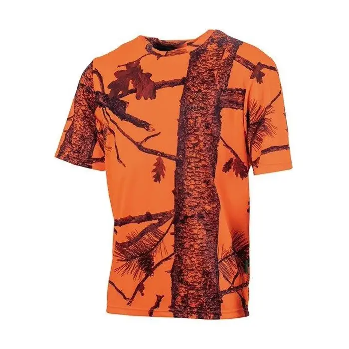 T-shirt de Chasse Treeland Camo Orange