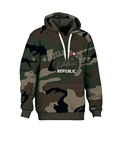 Sweat Shirt à Capuche Percussion Wildboard Republic Camo