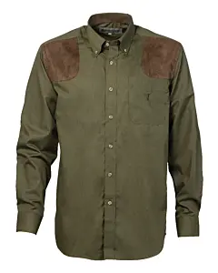Chemise de Chasse Percussion Marcilly Kaki