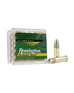 Balles Remington Calibre 22Lr Golden Bullet Pointe Cuivre High Velocity 40Gr