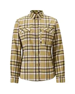 Chemise de Randonnee en Flanelle Abisko Femme Golden