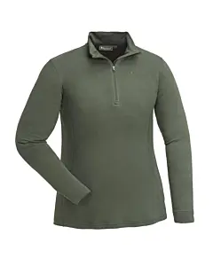 Polaire Kaki pour Femme en laine Mérino Pinewood Abisko