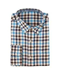 Chemise De Chasse à Carreaux Somlys 512 Bleue