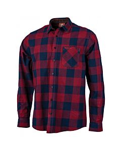 Chemise Somlys Coton Carreaux Rouge