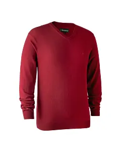 Pull De Chasse Col V Deerhunter Kingston Red