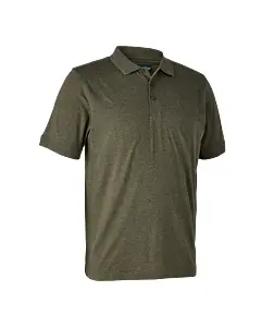 Polo De Chasse Deerhunter Gunnar Adventure Green Melange