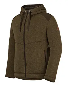 Sweat Zippé à Capuche Calmel Hoodie Stagunt Kaki