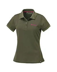 Polo Infroissable Kaki pour Femme Ramsey Coolmax Pinewood