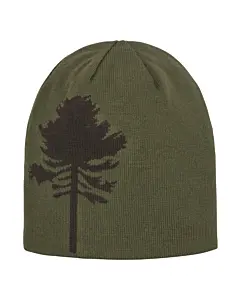 Bonnet Enfant Sapin Réversible Kaki et Orange Pinewood