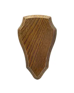 Ecusson Pour Chevreuil En Chêne Doré Januel 20 x 12 cm