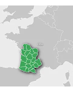 Carte Topographique V6 Pro Pour Colliers GPS Garmin Alpha - Sud Ouest