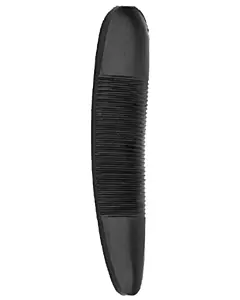 Plaque De Couche En Ebonite Noire Striée
