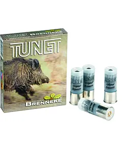 Cartouches Tunet Brenneke Calibre 12/67 Bourre Grasse