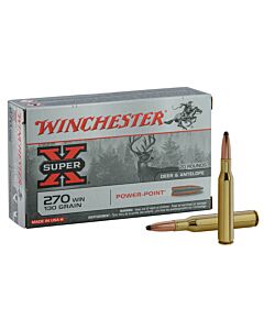 Balles de Chasse Winchester Power Point Calibre 270WIN