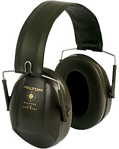 Casque peltor anti bruit Vert militaire avec serre-tête pliable