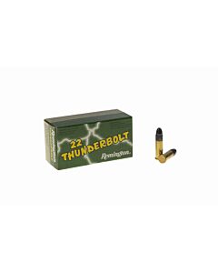 Balles Remington Calibre 22Lr Thunderbolt High Velocity 40Gr Rn