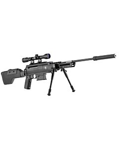 Carabine à Air Comprimé Black Ops Sniper Tactical 24 Joules Calibre 4.5 MM