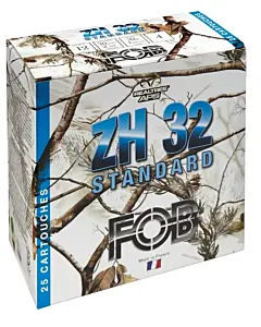 Cartouche De Chasse Fob Acier ZH 32 Standard Calibre 12/70-1