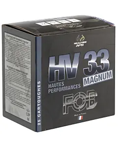 Cartouche De Chasse Fob HV 33 Acier Calibre 12/76-1