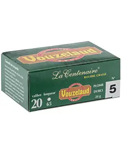 Cartouches De Chasse Vouzelaud La Centenaire Calibre 20/65-1