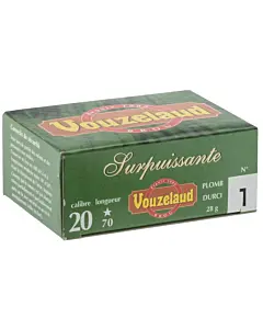 Cartouches De Chasse Vouzelaud Surpuissante Calibre 20/70-1