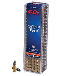 Balles CCI Calibre 22LR Green Tag 40 Grains 