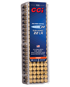 Balles CCI Calibre 22LR Clean 22 Subsonic 40 Grains