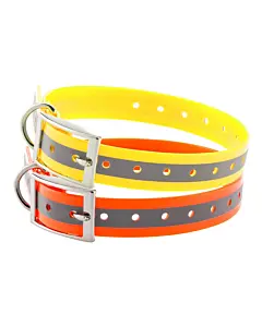 Collier Pour Chien Country Polyurethane Avec Bande Reflechissante-1